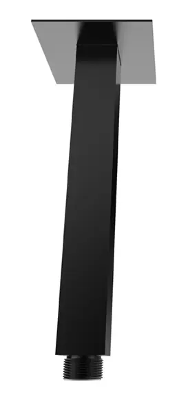 Wiesbaden Rombo Douchearm met Plafondbevestiging - 15cm - Mat Zwart Korting