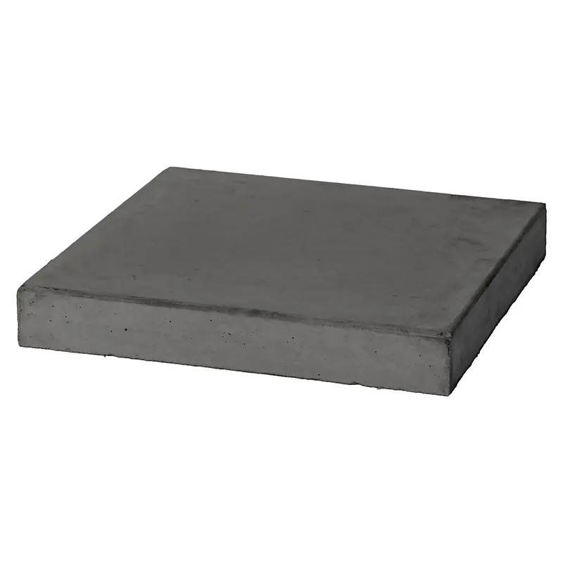 Seizoensaanbieding Dirksen Paalmuts vlak 24x24x5 Zwart Beton