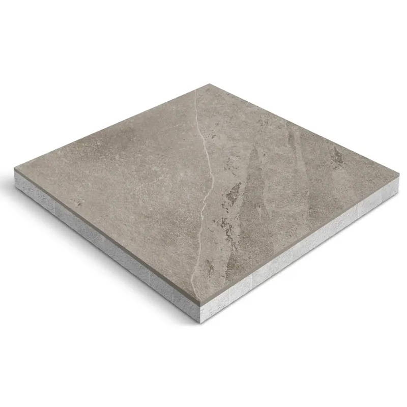 Gratis Retour CeraDeco Slate Piombo 60×60 keramiek op beton