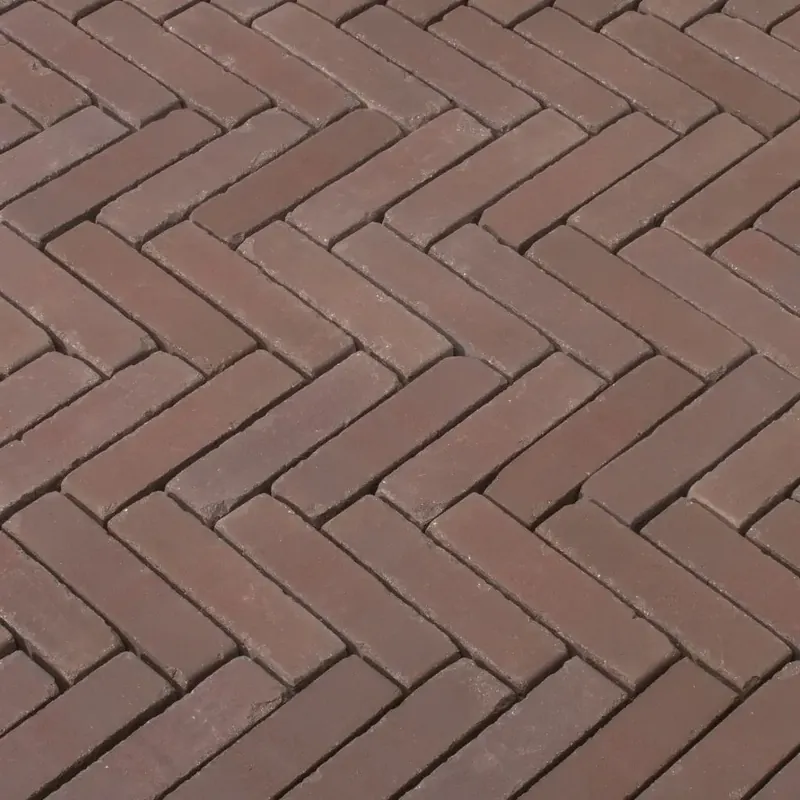 Laatste Versie Pure Eenvoud Klassiek Rood-Bruin getrommeld DF60