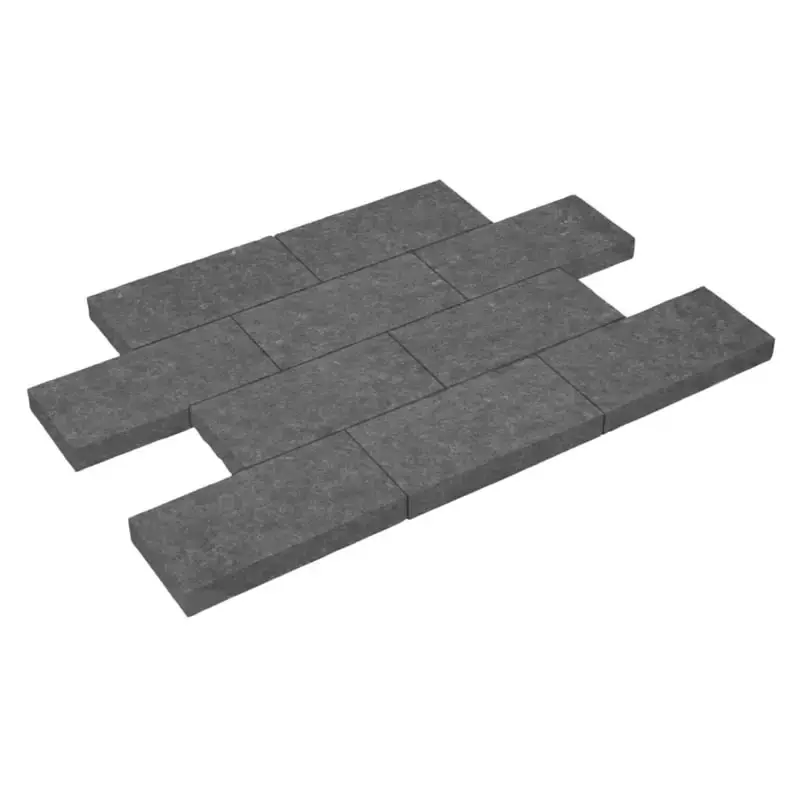 Betaalbaar Paving Line Vietnam Black 20x40x5 cm