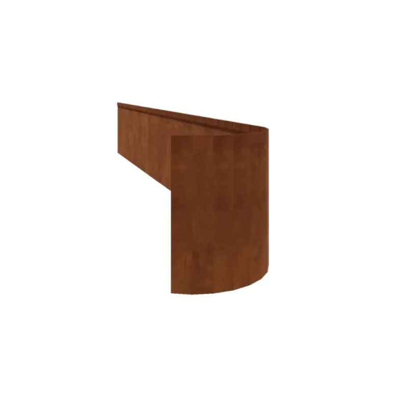 Superprijs Borderrand Geplet Flex 45×240 cm Corten