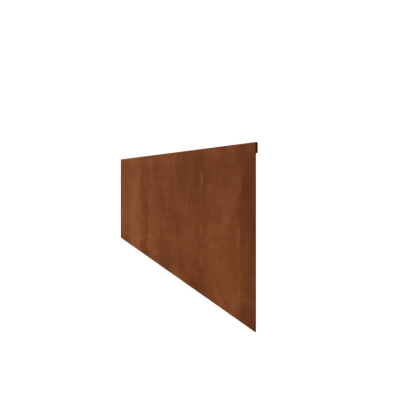 Express Levering Borderrand Geplet 35×240 cm Corten