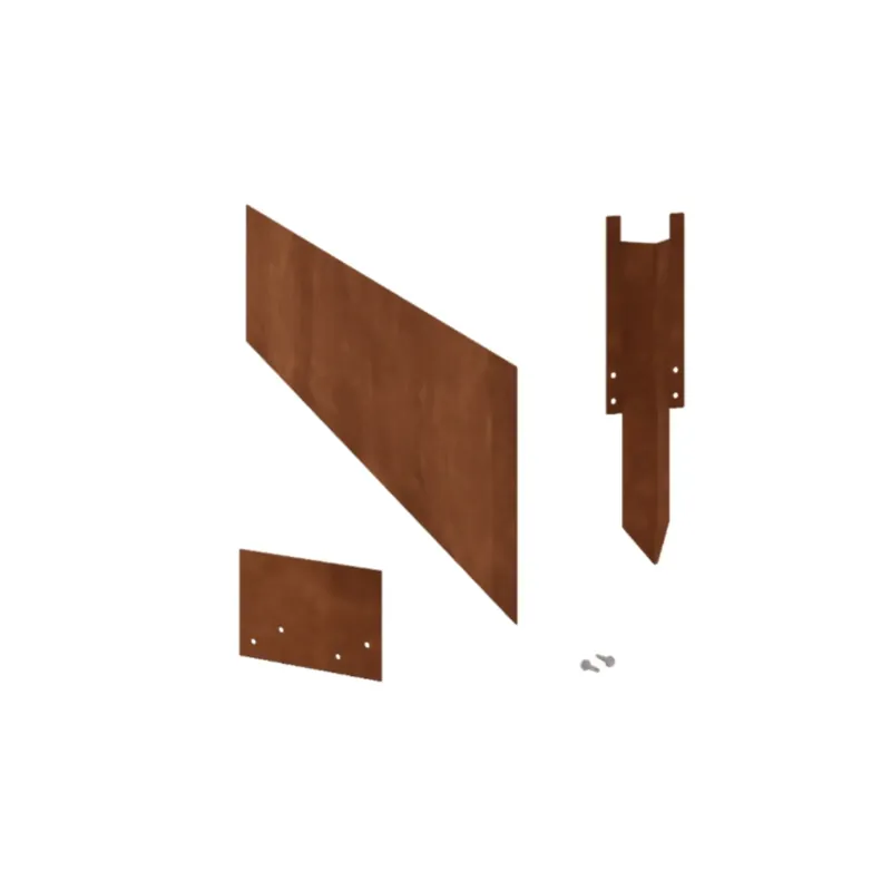 Premium Borderrand Recht Hoogte 25 cm Set 15 meter Corten