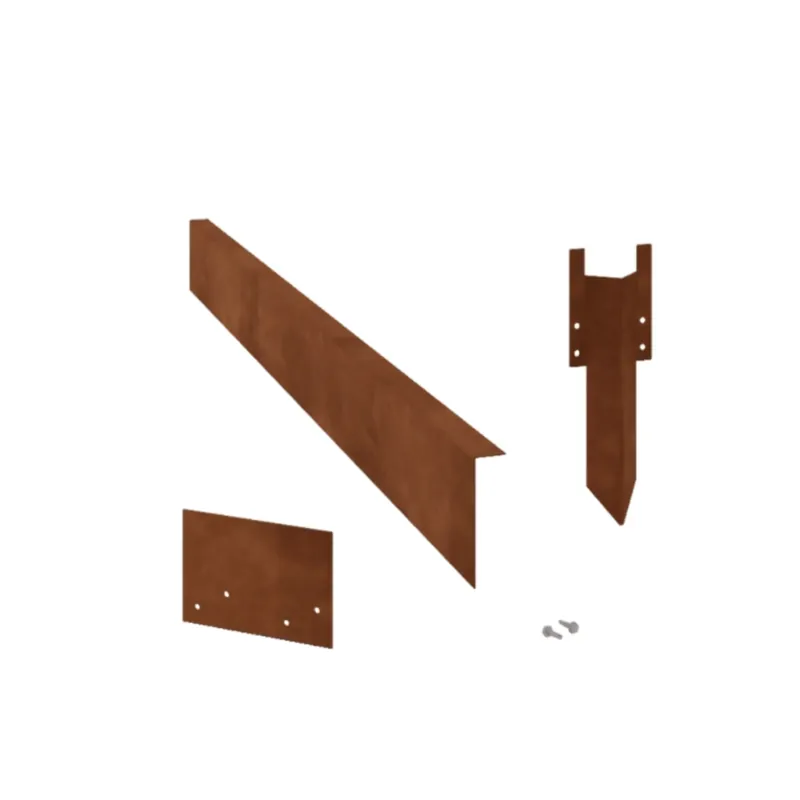 Dagaanbieding Borderrand Gezet Hoogte 12 cm Set 24 meter Corten