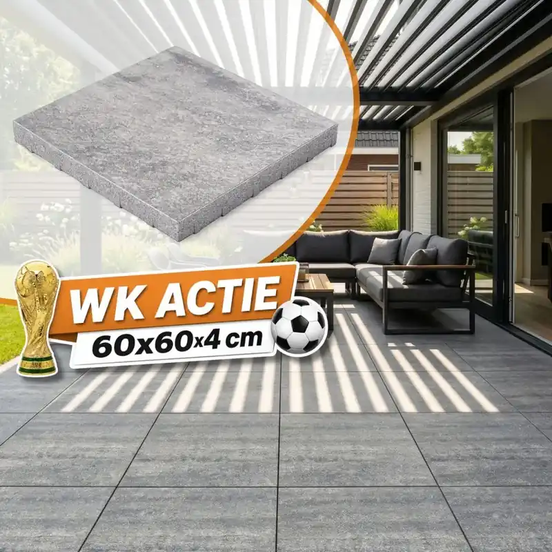 WK Deal – Terrastegel 60x60x4 cm New Yukon Classic Express Levering