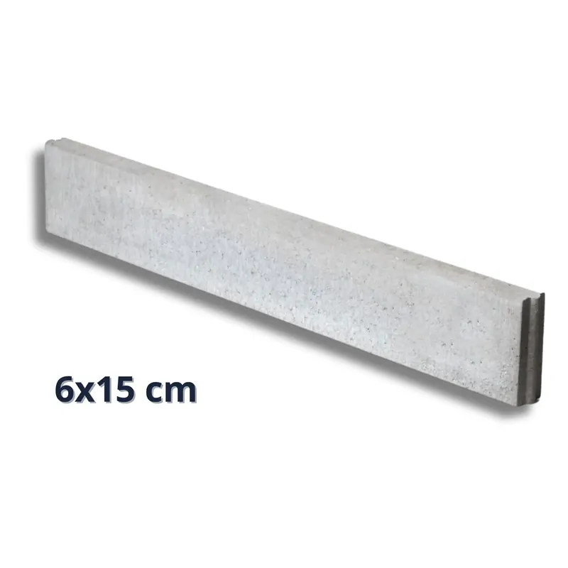 Direct Beschikbaar Opsluitband grijs 6x15x100