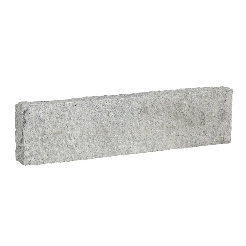 Lage Prijs Natuursteen Opsluitbanden Graniet Lichtgrijs Classic 10x25x175 cm