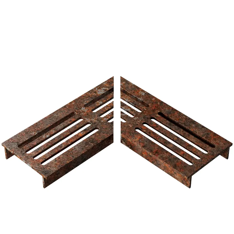 Ultra Drain Cortenline L-hoekstuk Straight Rooster Exclusieve Aanbieding