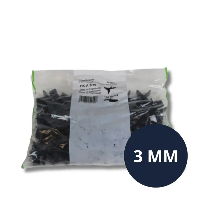 Voegkruis 3mm (100 stuks) Gecertificeerd