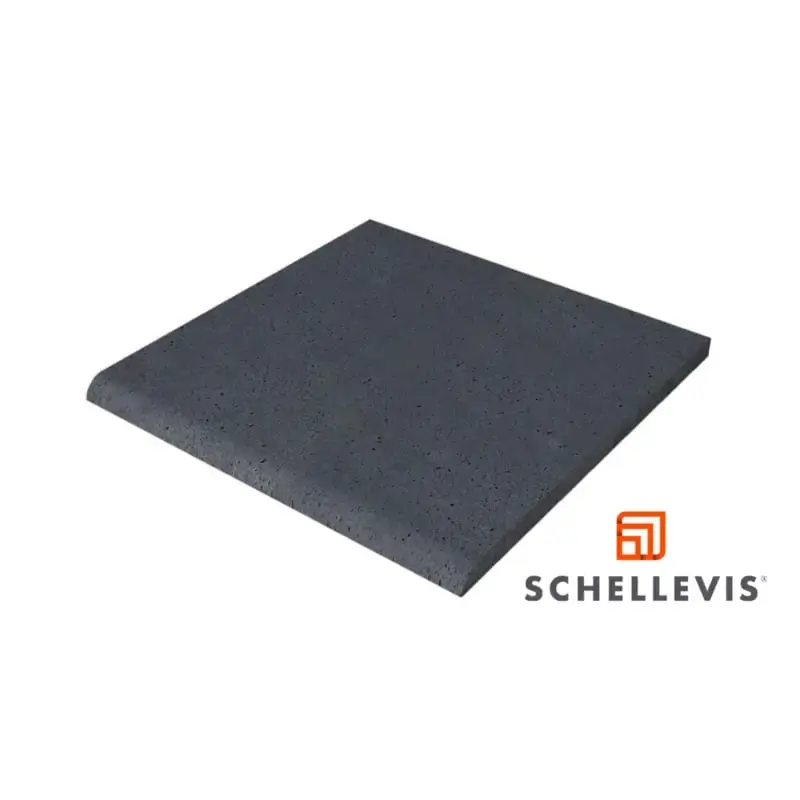 Alleen Vandaag Schellevis Zwembadrand Hoekstuk 100x100x5 Antraciet