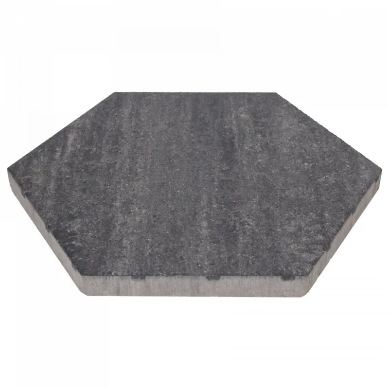 Soft Comfort Zeskant 60/52,5x30x4 Grijs/Zwart Lage Prijs