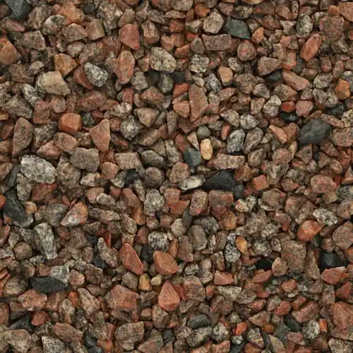 Nieuw 25kg Graniet split rood 8-16mm