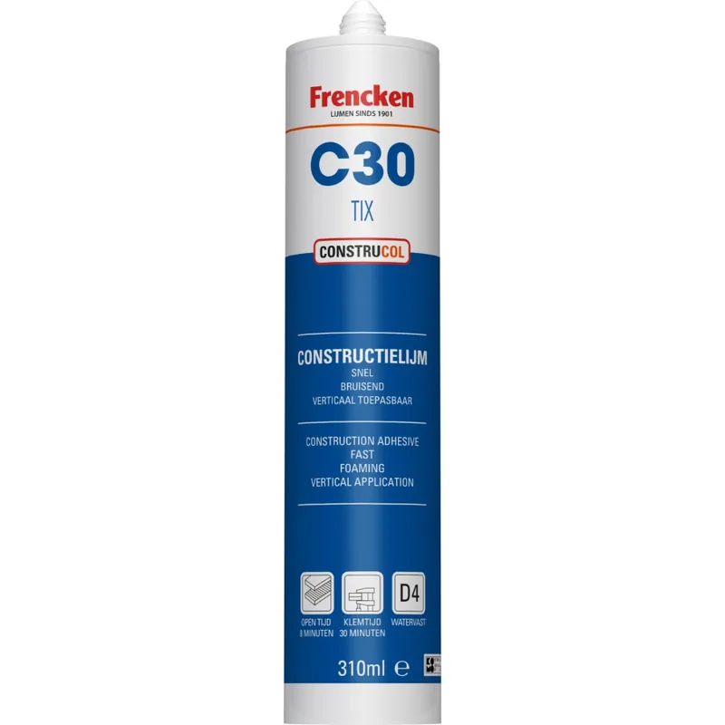 Actieprijs Frencken C30 TIX Constructielijm 310ml