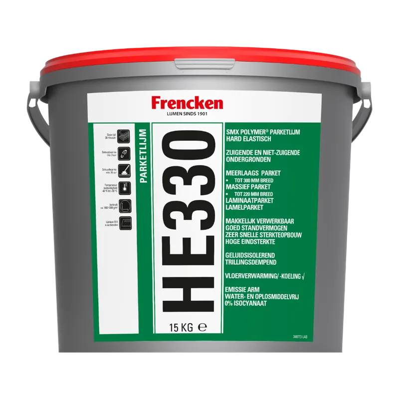 Frencken Parketlijm HE330 emmer 15kg Flitsaanbieding