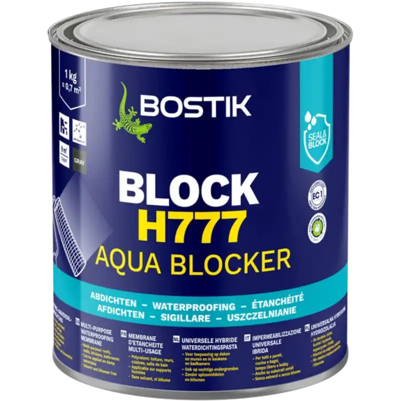 Bostik H777 Aquablocker blik 1kg Tijdelijk Beschikbaar