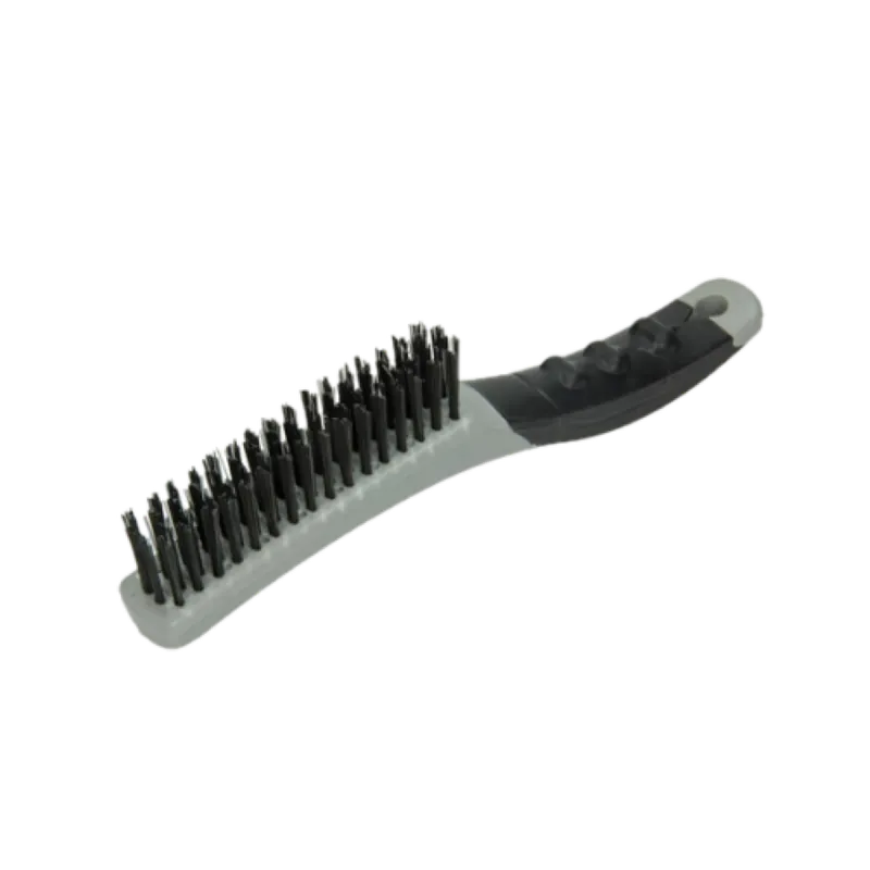 Goedkoop ANZA Staalborstel Softgrip - 4 Rijen