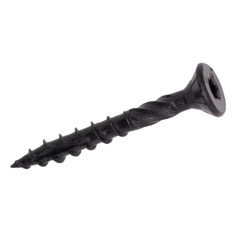 Woodies Ultimate Spaanplaatschroef Torx - 5,0 x 60 mm - platkop - T25 - deeldraad - shield - zwart - (200 st) Dagaanbieding