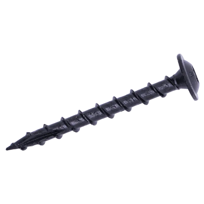 Populair Woodies Ultimate Tellerkopschroef Torx - 8,0 x 60 mm - T40 - voldraad - shield - zwart (50 st)