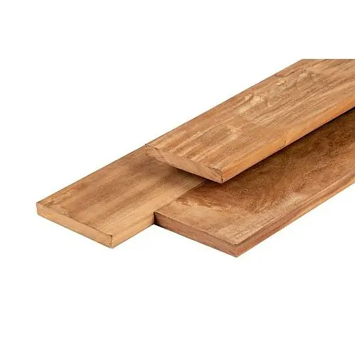 Populair Hardhouten vlonderplank Garapa glad geschaafd 2,1x14,5x150 cm