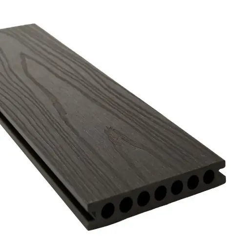 Vlonderplank composiet semi-massief houtstructuur walnut 2,2x13,8x400 cm Goedkoop