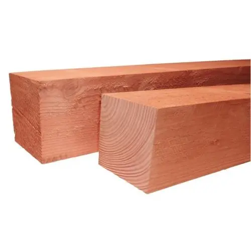 Douglas fijnbezaagde paal 15x15x500 cm onbehandeld Populair