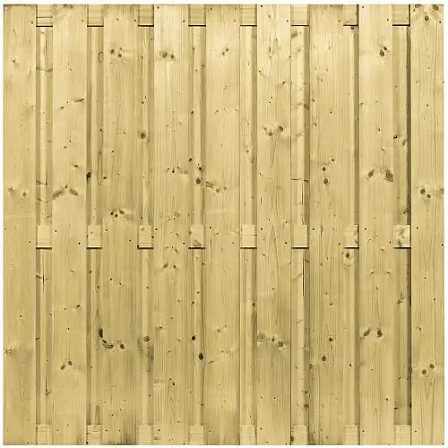 Tuinscherm geïmpregneerd vuren 180x180 cm 103284 Voordeelprijs