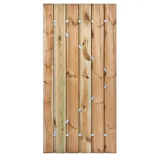 Must-Have Tuindeur Privacy geïmpregneerd grenen inclusief slot 195x130 cm