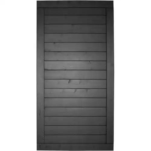 Tuindeur vuren Hillhout Basic Excellent zwart gespoten 100x180 cm Snelle Levering