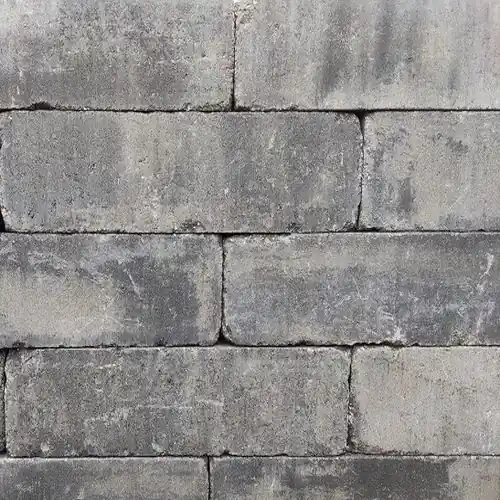 Linea palissade getrommeld 15x15x60 cm grijs zwart Direct Verzonden