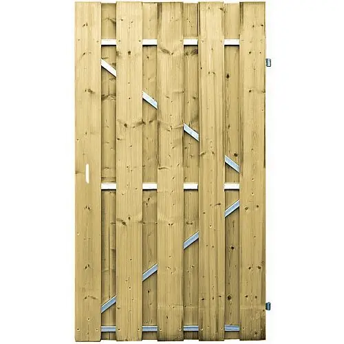 Tuindeur geïmpregneerd vuren 190x100 cm 103307 Korting