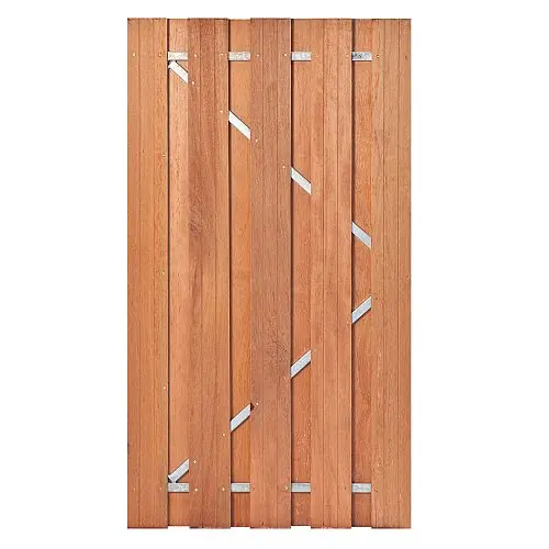 Superprijs Tuindeur Solide hardhout 180x100 cm