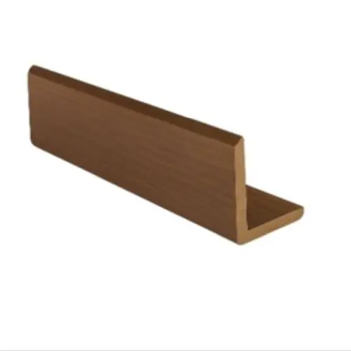 Carpgarant Composiet L-profiel 5,0x5,0x390 cm Dark teak Gereduceerde Prijs