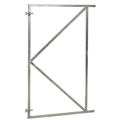 Korting Verstelbaar stalen poortframe 90x155 cm vuurverzinkt