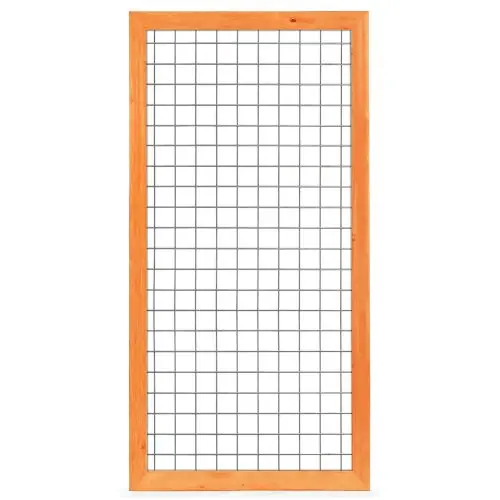 Gaas met red class wood kader 90x180 cm Koopje