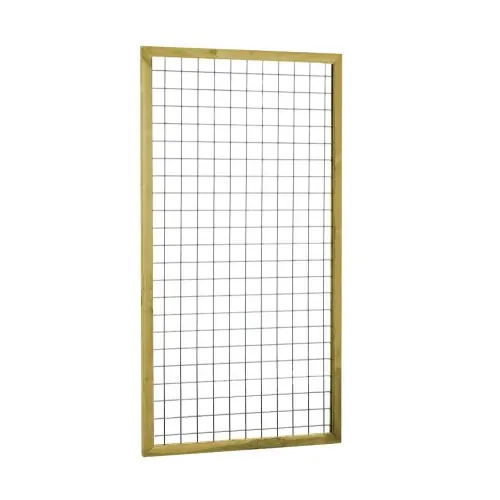 Laatste Kans Eco gaastrellis maaswijdte 7,5x7,5 cm in raamwerk 4,5x4,5 cm 90x180 cm geïmpregneerd