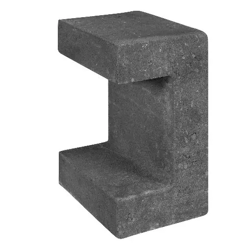 Rechtstreeks Van De Fabrikant U-element 15x20x30 cm zwart