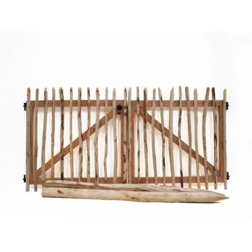 Kastanjehouten poort 100x200 cm Weekendaanbieding