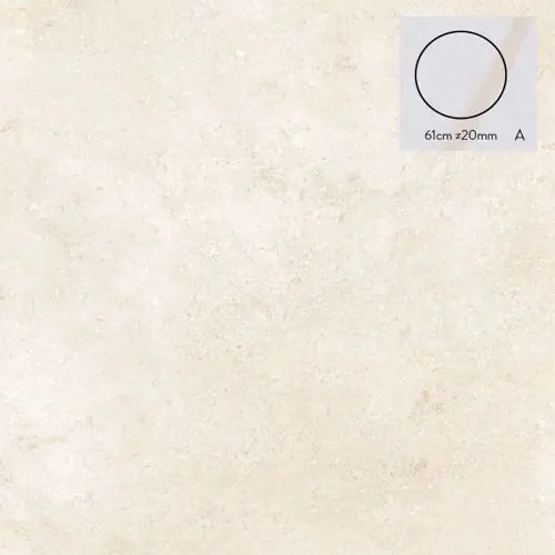Keramische staptegel Stone L model A rond 61x2 cm Actieprijs