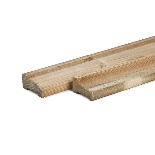 Merkproduct Fundamentbalk geïmpregneerd 300 cm