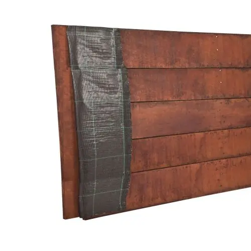 Angelim Vermelho opgeklampt schot beschoeiing 100x400 cm Flitsaanbieding
