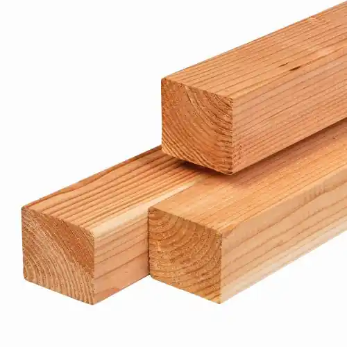 Tuinpaal red class wood geschaafd 4,5x4,5x300 cm Beperkt Aanbod