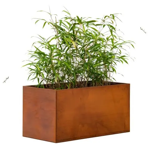 Beperkte Voorraad Cortenstaal bloembak Hudson 60x120x60 cm