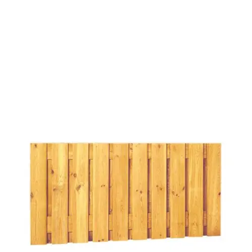 Tuinscherm geïmpregneerd grenen 21 planks 180x89 cm 17 mm recht Finale Uitverkoop