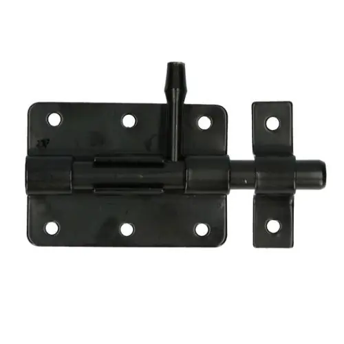 Plaatgrendel 80x55 mm Zwart Voordeelprijs