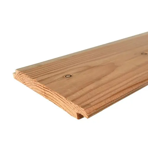 Uitverkoop Overkappingswand douglas half lips 780 cm