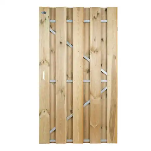 Tuindeur geïmpregneerd grenen met frame 190x120 cm 133062 Laatste Kans