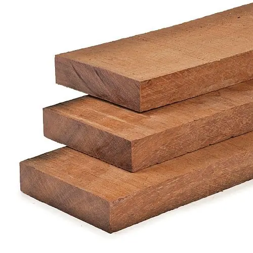 Tuinplank hardhout azobé 4x20 cm Lage Prijs
