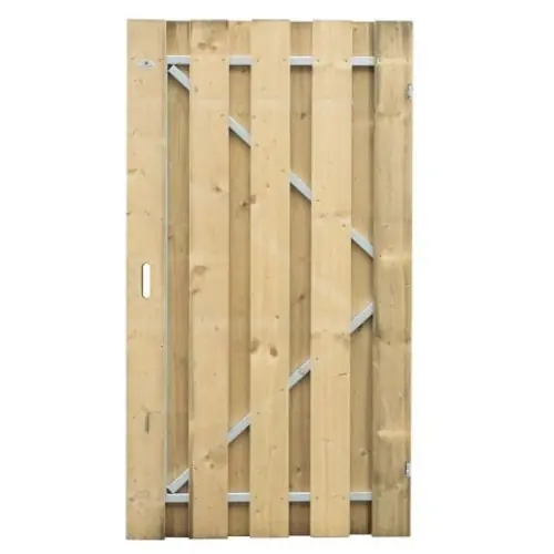 Beperkte Voorraad Tuindeur geïmpregneerd vuren met frame universeel 180x100 cm 103312