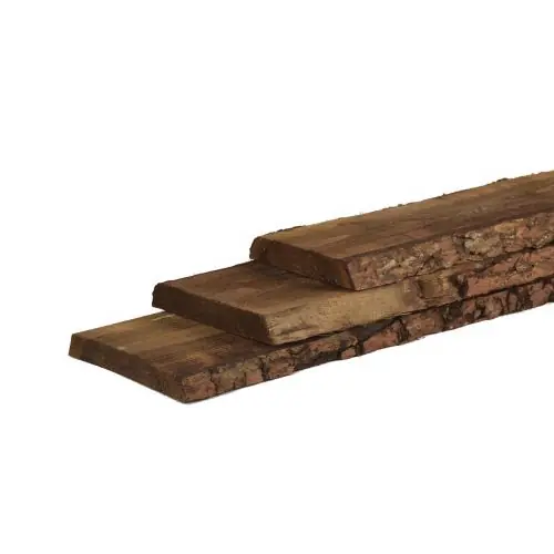 Veilige Betaling Schaaldelen douglas bruin geïmpregneerd 2,3x15-20x400 cm